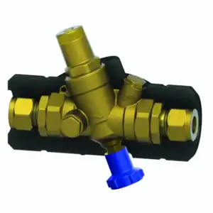 Non-return isolation pressure reduction valve